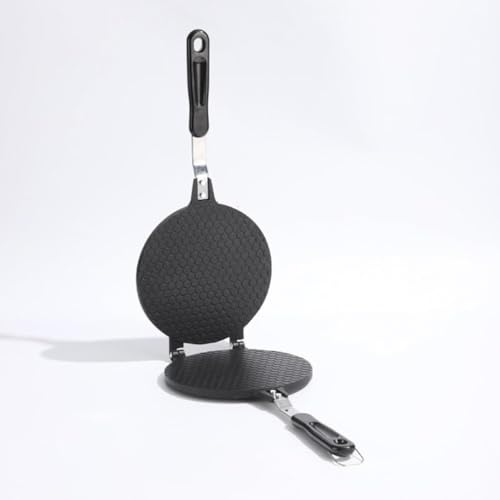 Xiraivke 多機能プレス式パンケーキメーカー エッグロール型 & オムレツメーカー クリスプブレッド/トースター兼用 直火対応防錆 使いやすくお手入れ簡単 家庭用・業務用両対応 DIY 調理ベーキングパン